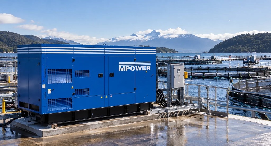 Generador MPOWER MWM en instalación de generación, Chile